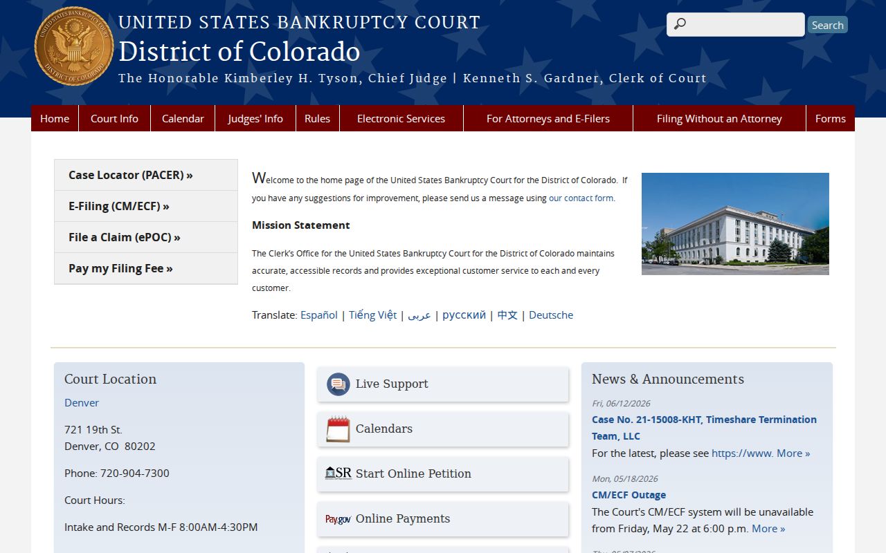 Yuma County probate records compared with Colorado federal bankruptcy records